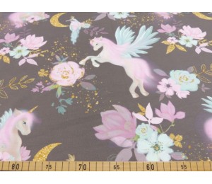 French Terry - Golden Unicorn