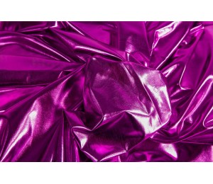 Folienjersey Metallic Webware Leni pink