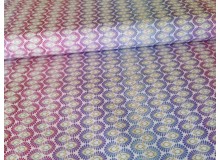 Baumwolle - Patchwork Enhanched Forest lila Farbverlauf