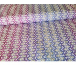 Baumwolle - Patchwork Enhanched Forest lila Farbverlauf