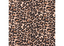 Canvas Leo Panther braun beige