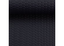 Kunstleder Pinto geflochten dunkelblau