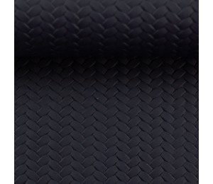 Kunstleder Pinto geflochten dunkelblau