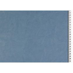 Kunstleder Crinkle rauchblau