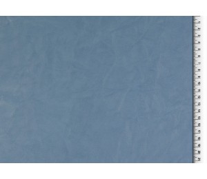 Kunstleder Crinkle rauchblau