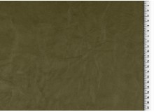 Kunstleder Crinkle olive dunkelgrün