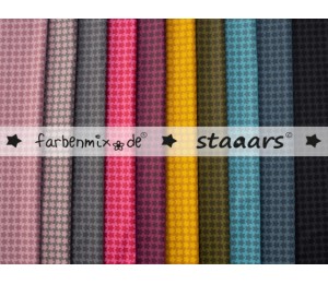 Textil Wachstuch - beschichtete Baumwolle Farbenmix Staaars grau schwarz