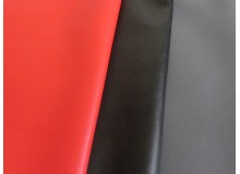 Kunstleder rot - grau - schwarz