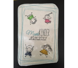 Stickserie - Strichmännchen Kindergarten Kinder