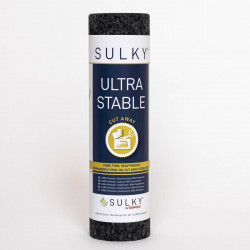  SULKY® ULTRA STABLE schwarz, 25cm x 5m Aufbügelbares Schneidevlies