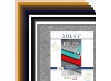  Filz SULKY® FELTY, waschbar, 12Bögen á 29,5x21cm - Sortiment "hell-dunkel" 