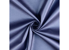 Kunstleder Schimmer Metallic nachtblau blau