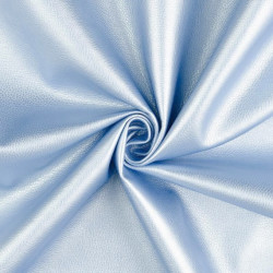 Kunstleder Schimmer Metallic hellblau eisblau