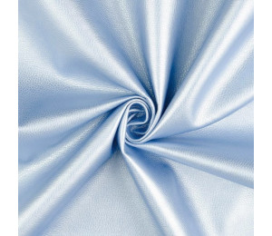 Kunstleder Schimmer Metallic hellblau eisblau