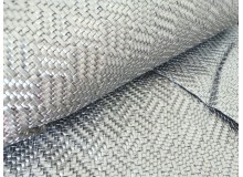 Kunstleder Struktur geflochten silber grau