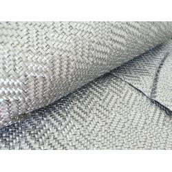 Kunstleder Struktur geflochten silber grau