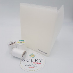 SULKY® Thermogaze Set Lace - Vlies & Garn für FSL Projekte