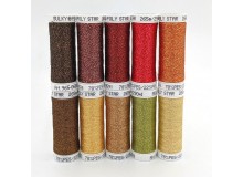 SULKY® POLY SPARKLE 30 - Glittering Autumn (10 x 265m Snap Spulen) 