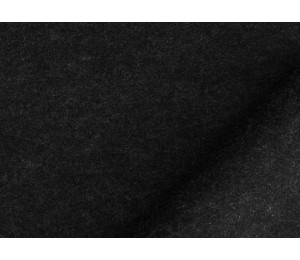 Filz 1.5 mm schwarz melange