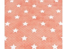Wachstuch - Sterne rosa used