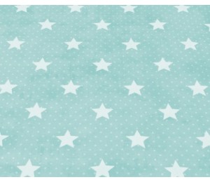 Wachstuch - Sterne hellblau used