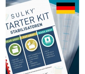 SULKY® STARTER KIT - Stabilisatoren (in Deutsch) - mit 15 Musterbögen 